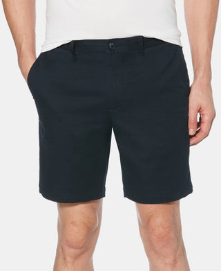 Shorts de sarja de algodão elástico masculino original Penguin, azul, tamanho 38