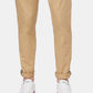 Calça Chino Original Penguin Masculina Slim Fit em Sarja Elástica Marrom Tamanho 38X32