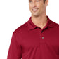 Camisa polo de golfe masculina Airflux Solid da PGA Tour, vermelha, tamanho XX-G