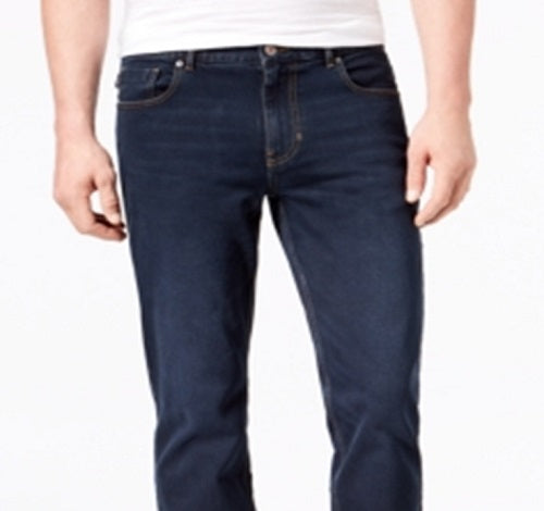 Calça jeans masculina DKNY Denim Stretch Slim Azul Tamanho 38X30