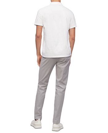 Calça Chino Calvin Klein Masculina Slim Fit Modern Stretch Cinza Tamanho 32X30