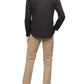 Calça Chino Calvin Klein Masculina Slim Fit Modern Stretch Marrom Tamanho 34X30