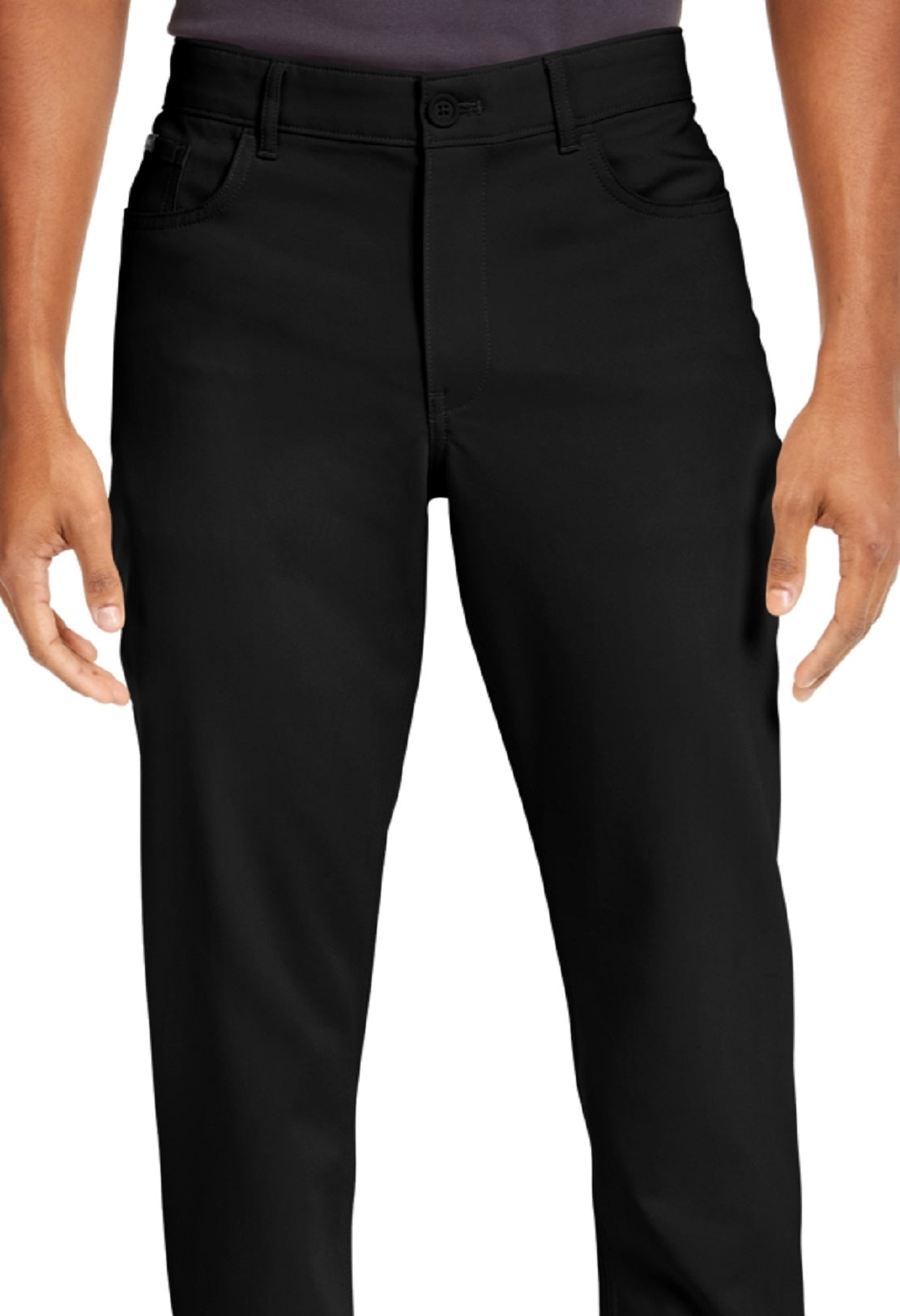 Calça Calvin Klein Masculina Slim Fit Performance Stretch Preta Tamanho 33X32