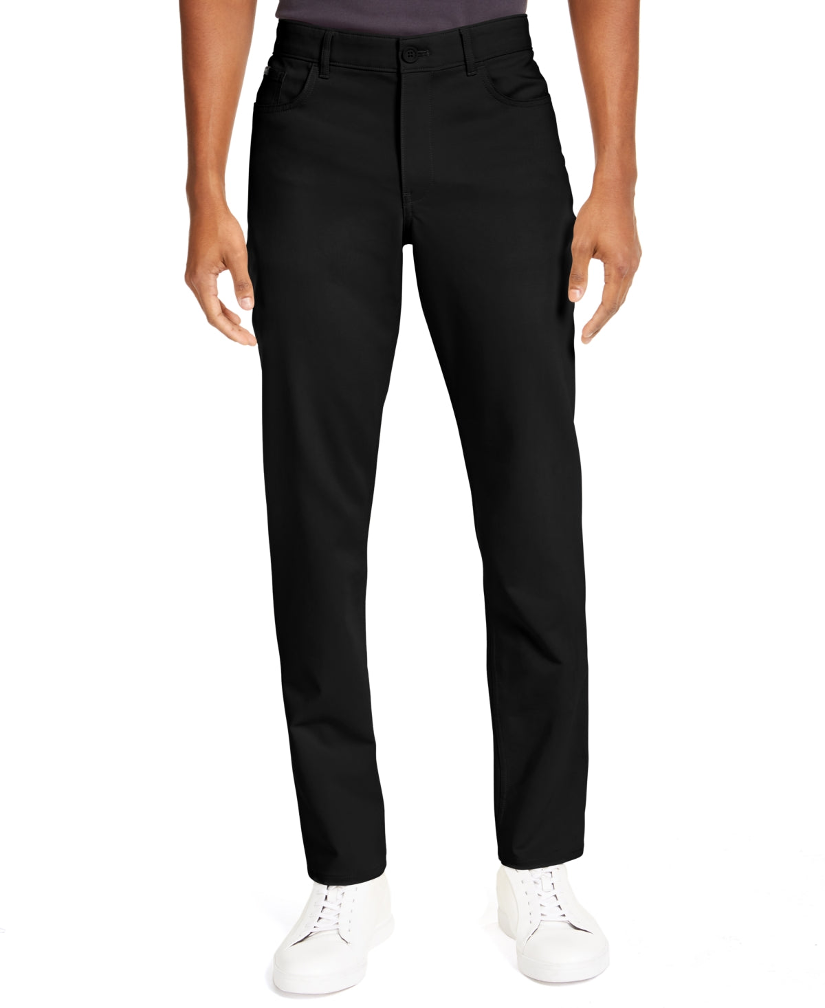 Calça Calvin Klein Masculina Slim Fit Performance Stretch Preta Tamanho 33X32