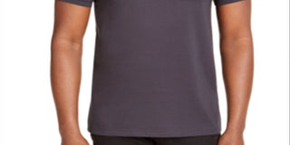 Calvin Klein Men's Tipped Polo Shirt Gray Size X-Large