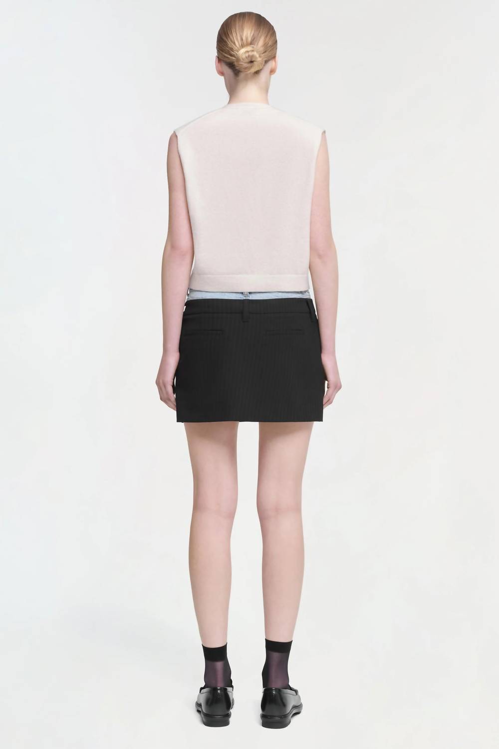 Simkhai - Rilee Double waistband combo mini skirt