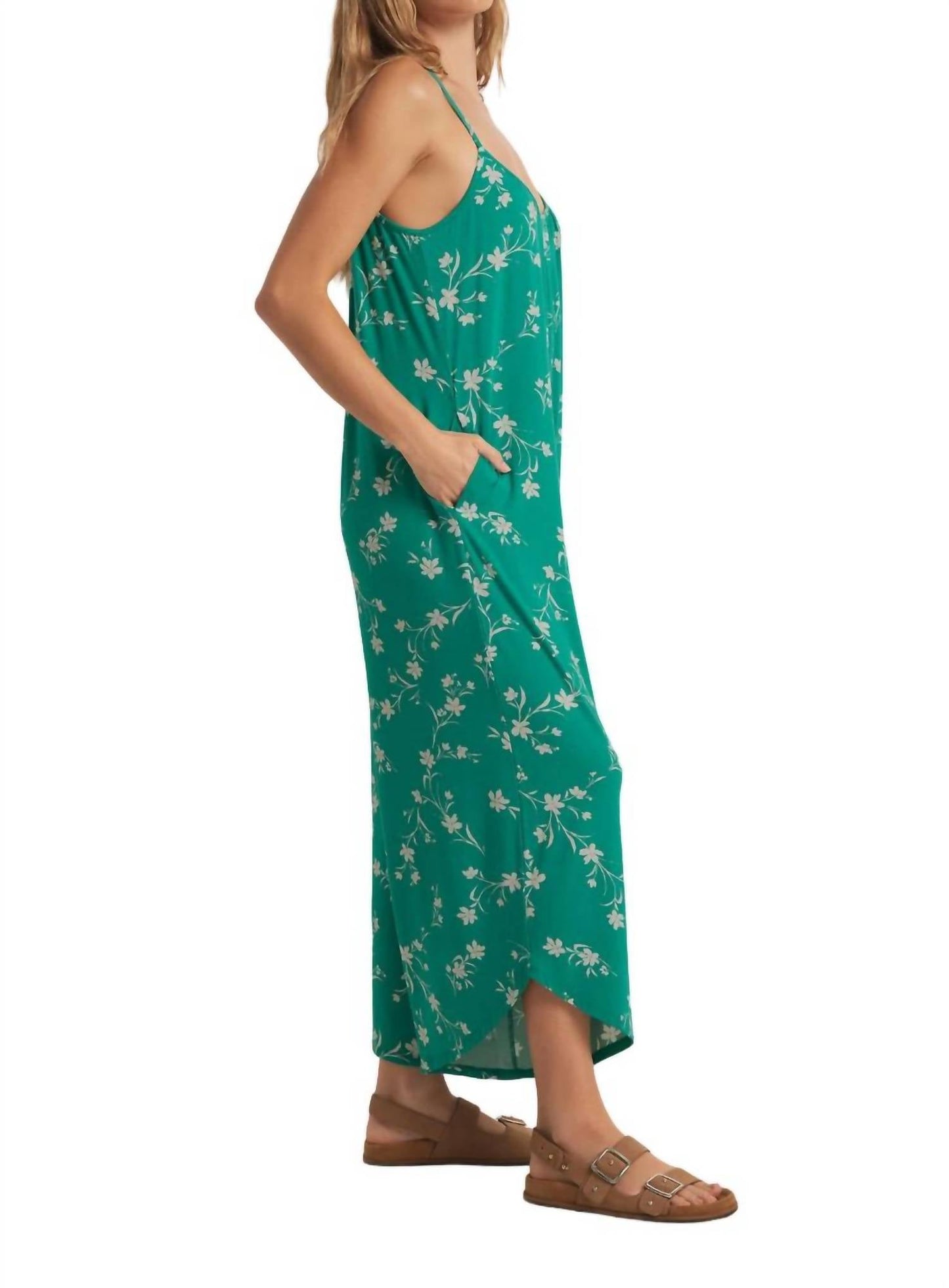 Z Supply - FLARED FLORAL JUMPSUIT