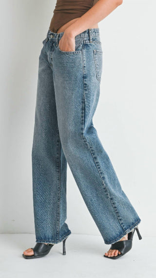 Just Black Denim - Low Rise Baggy Slouch Jeans