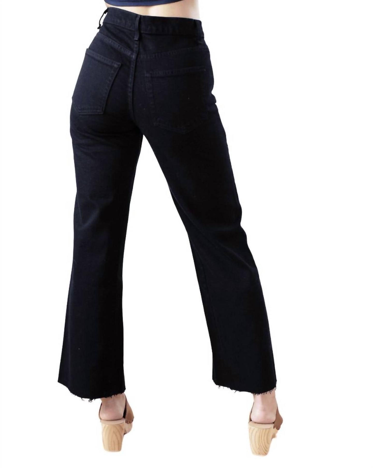 Askk Ny - Slim Crop Wide Leg Jeans