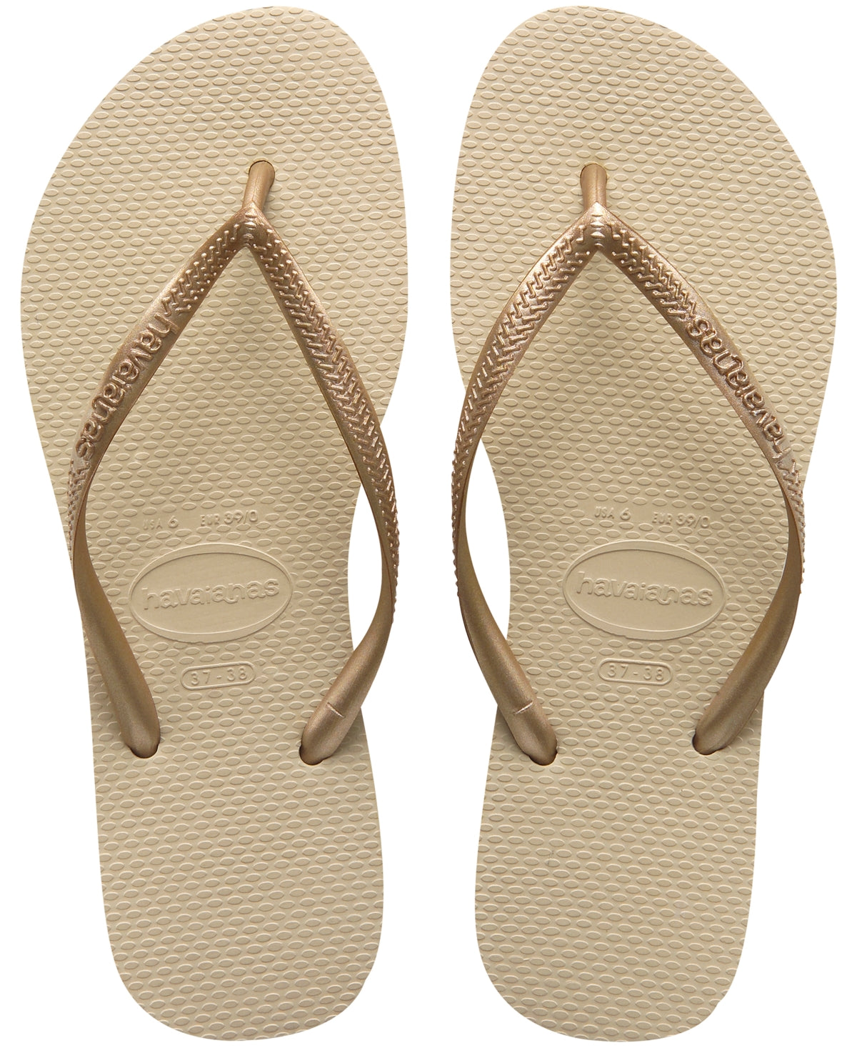 Havaianas Slim Flip Flop Feminino Amarelo Tamanho 8