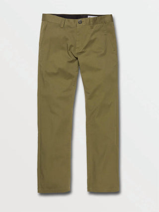 Volcom - Calça Chino Elástica Moderna Frickin