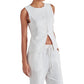 Steve Madden - Button Up Vest Top