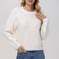 525 America - McKenzie Mixed Media Removeable Collar Sweater