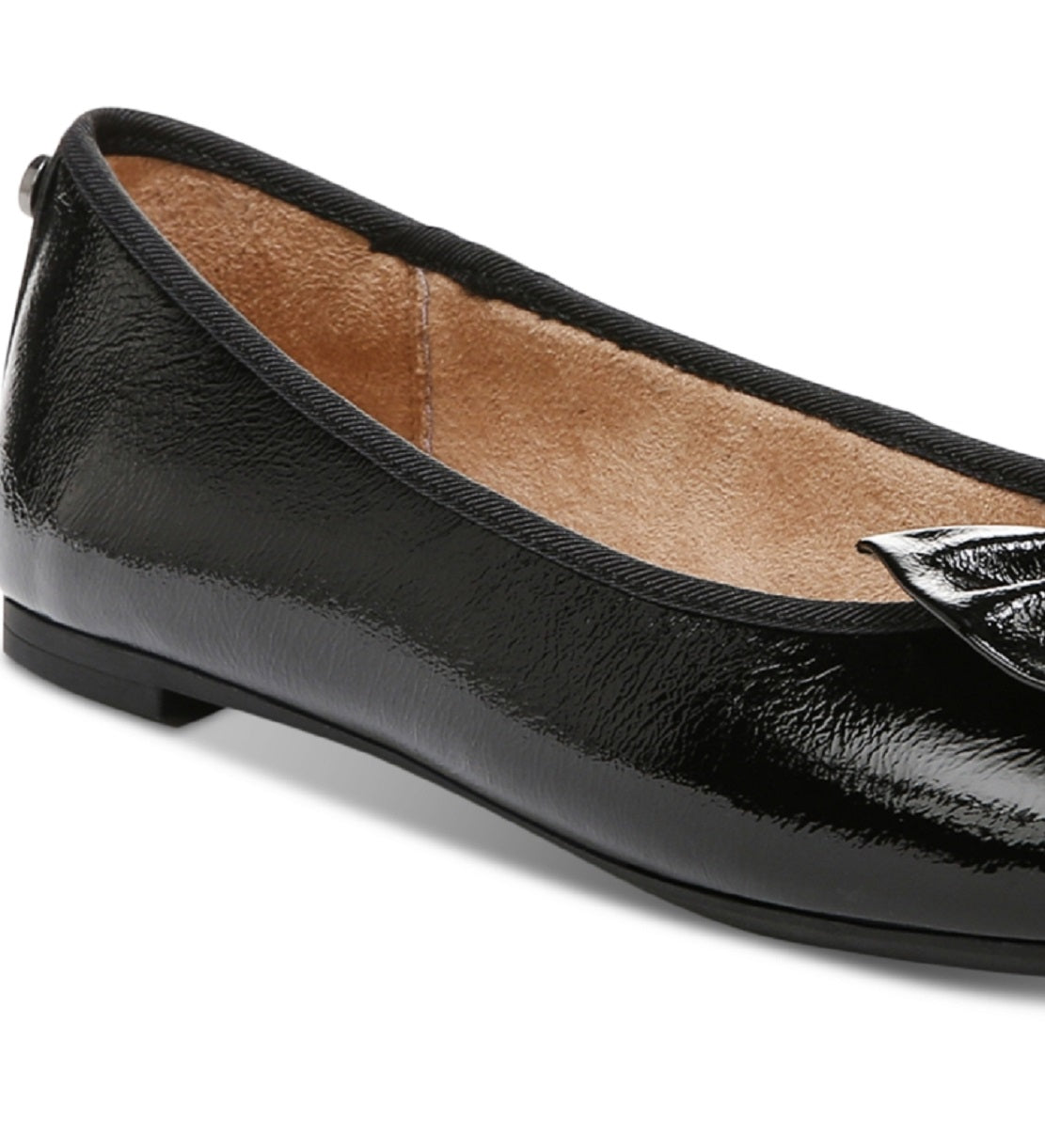 Sapatilhas de balé femininas Carmen Bow Circus Ny, pretas, tamanho 9 M