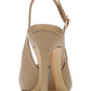 Sam Edelman Hazel Slingback Bico Fino Scarpin Feminino Marrom Tamanho 7,5 M
