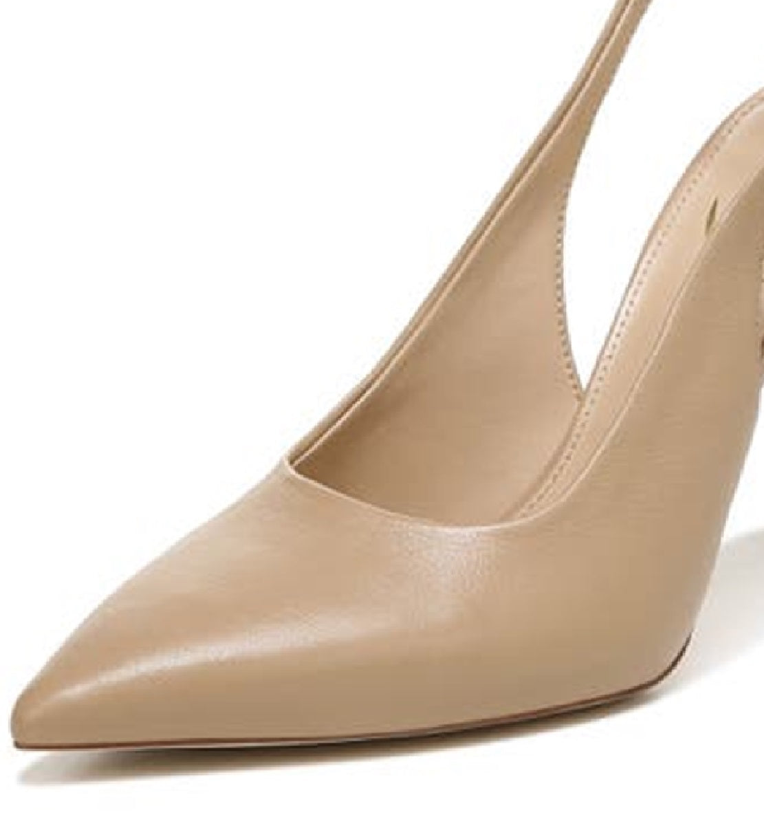 Sam Edelman Sapatos Femininos Hazel Slingback Salto Alto Marrom Tamanho 7
