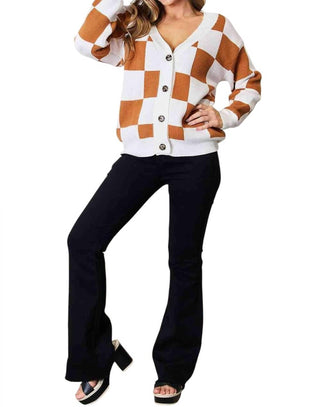 Double Take - Cardigan plus size com decote em V