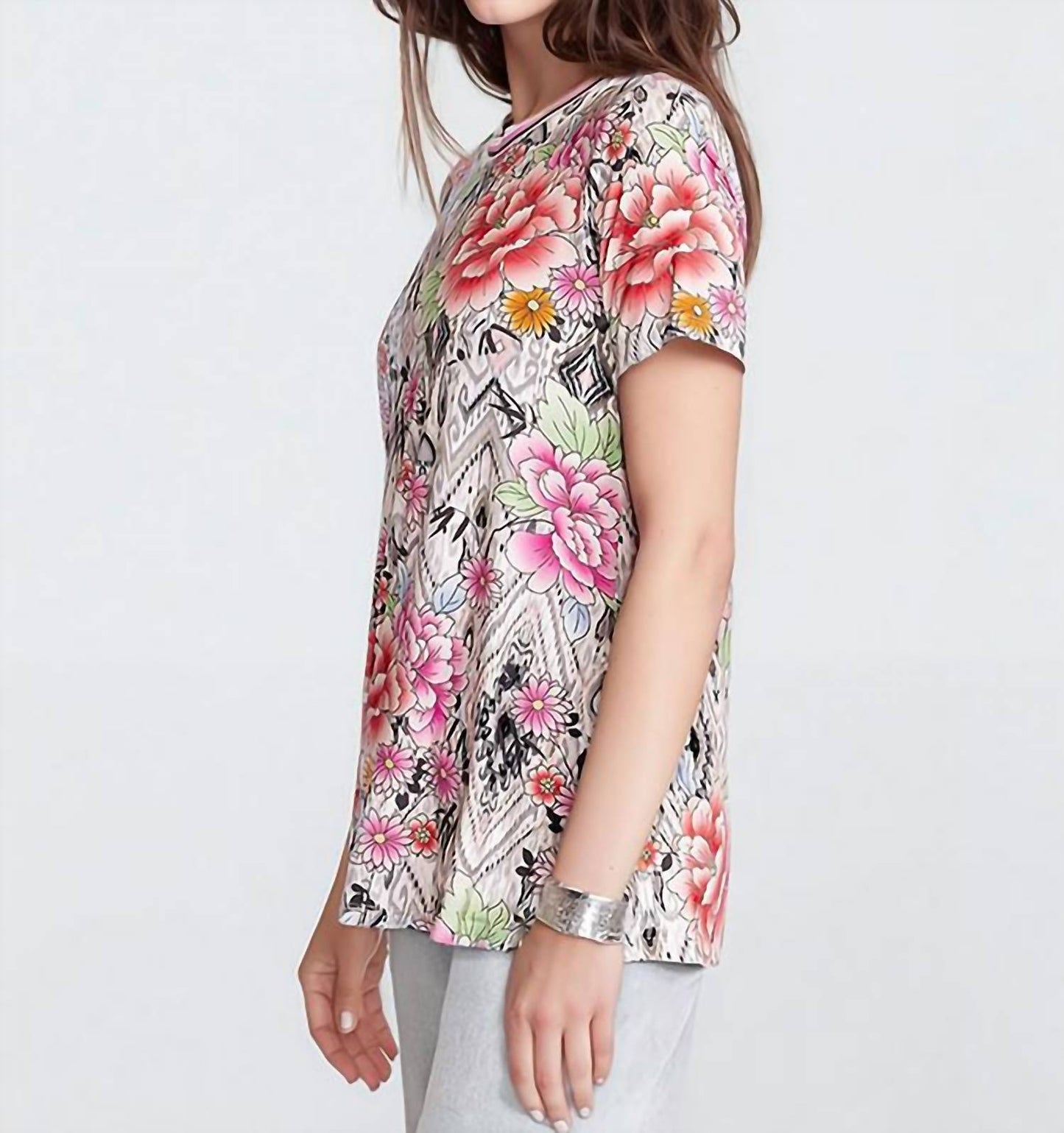 Johnny Was - Janie Azzie Print Swing Tee