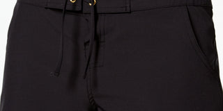 Shorts de surf feminino La Blanca de 3 polegadas, preto, tamanho médio