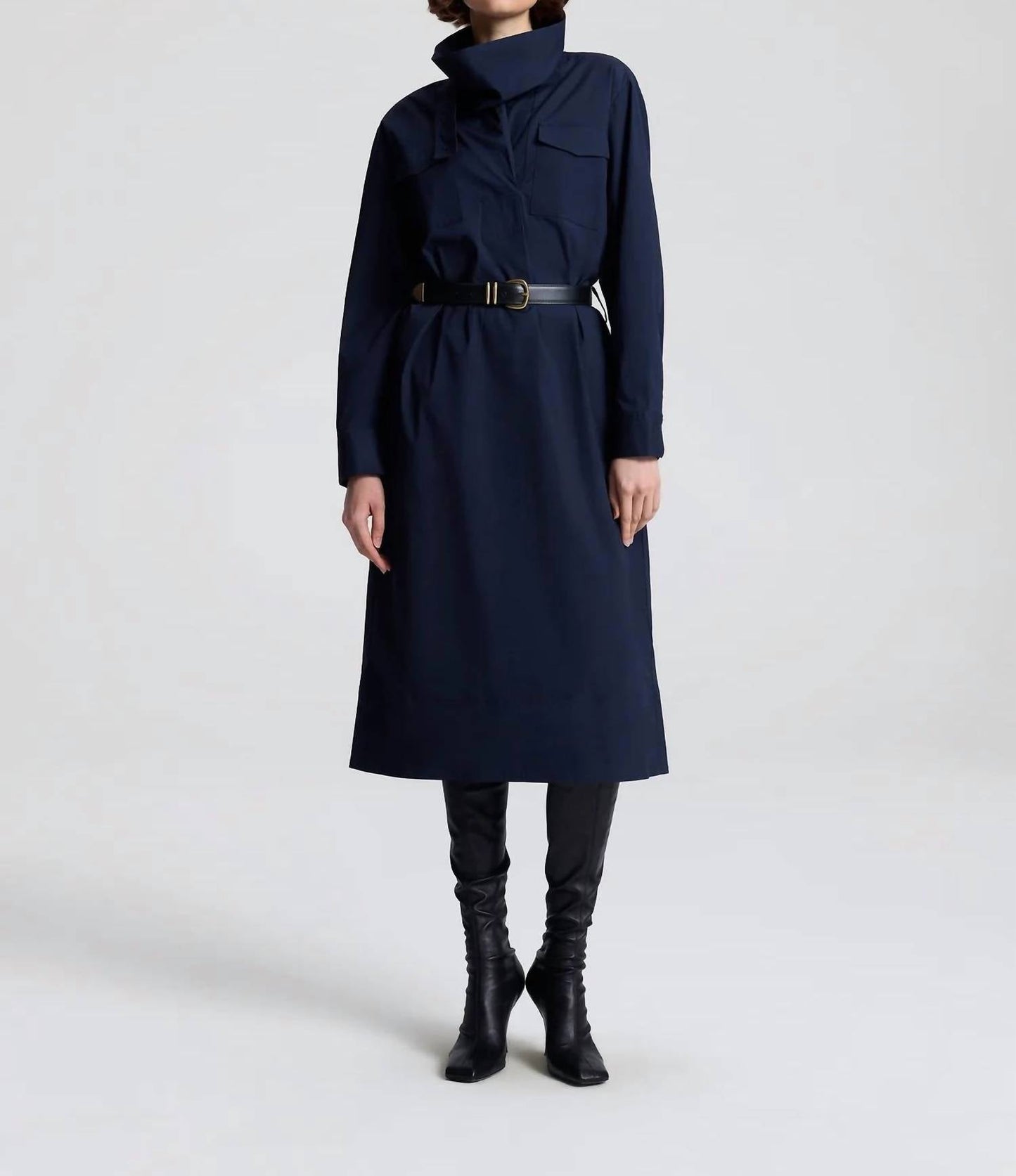 A.L.C. - Wells Stretch Cotton Midi Dress