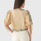 Sea - Melinda Embroidered Short Sleeve Top