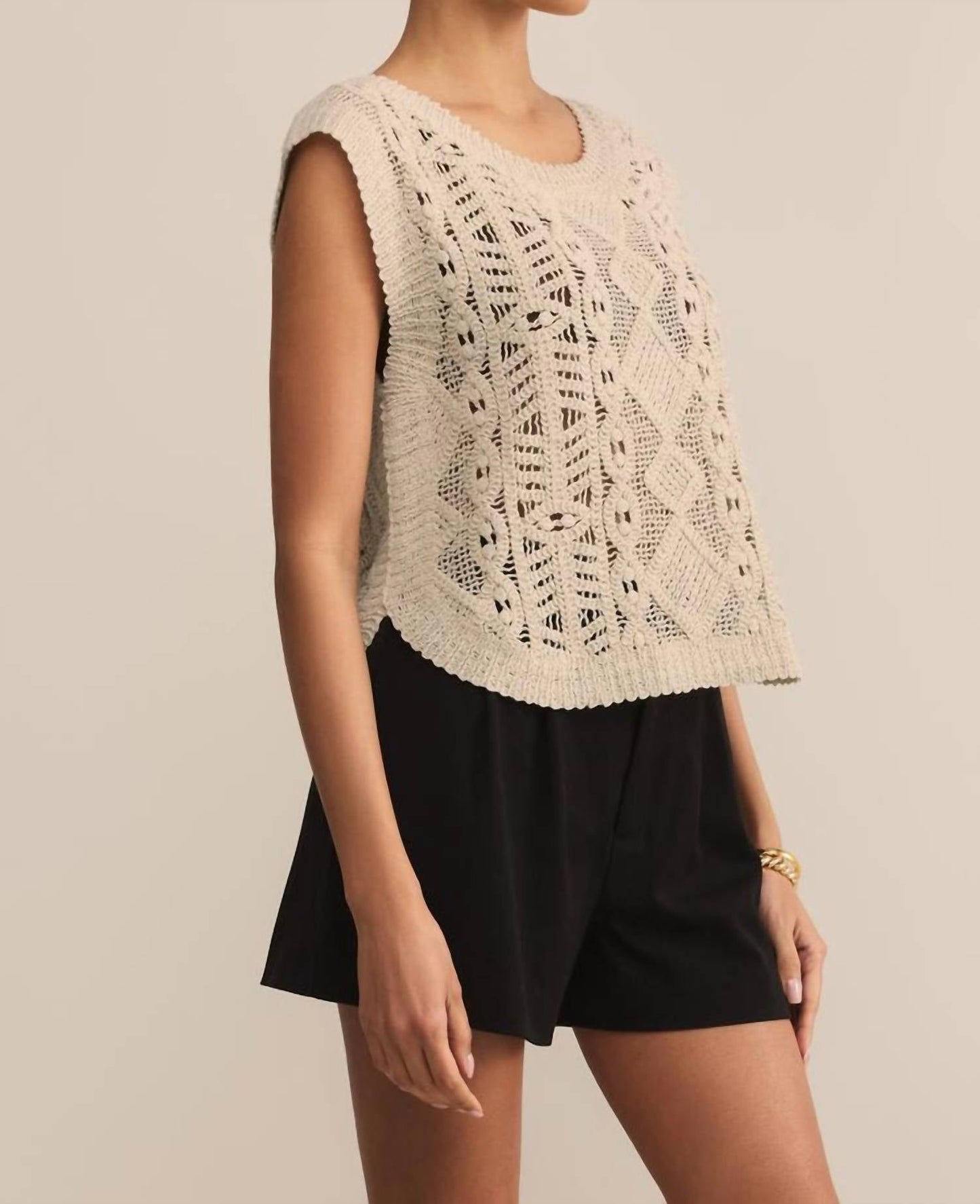 Z Supply - BAROQUE CROCHET SWEATER TOP