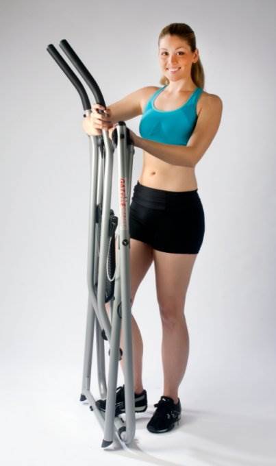 Equipamento de ginástica residencial Gazelle Edge Glider com DVD de treino