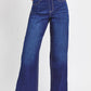 Cello - Women's High Rise Pull On Wide Leg Jeans