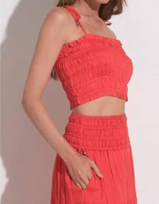 Elan - Blusa franzida