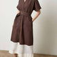 Lilla P - Collared Maxi Shirt Dress