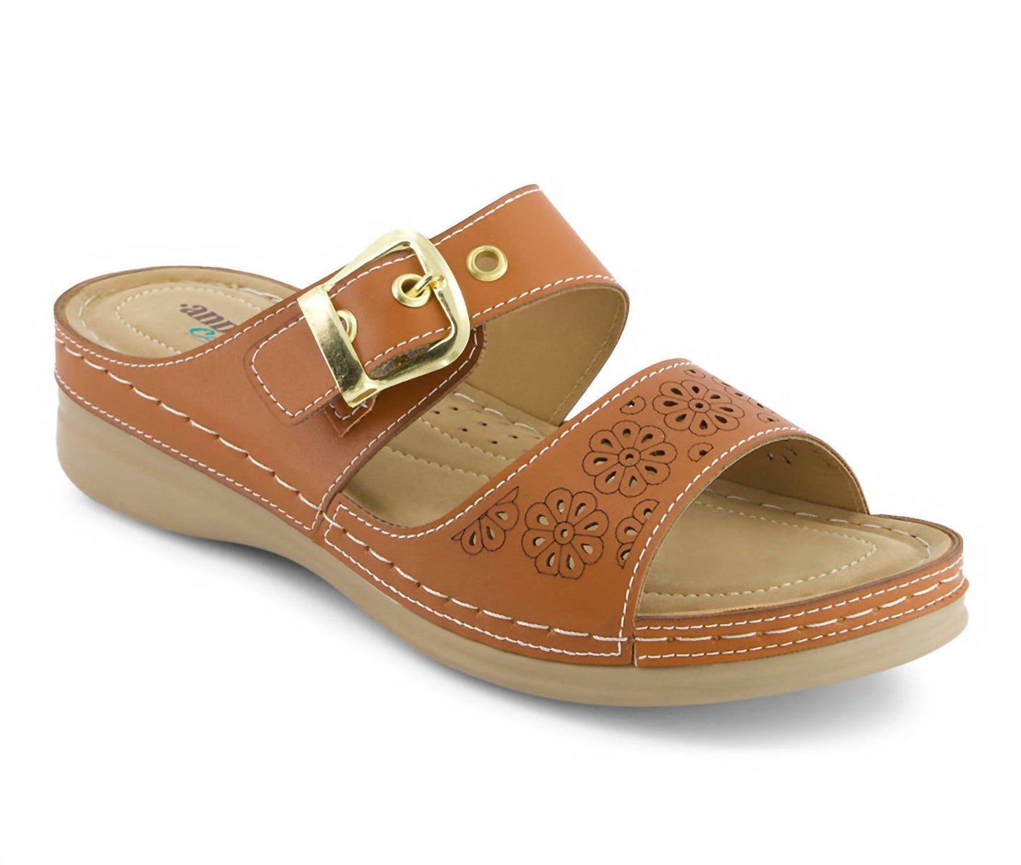 Andrea - Women's Double Strap Comfort Sandals