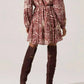 Astr - Marisela Printed Mini Dress