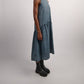 Ganni - Cotton Poplin Open Back Midi Dress