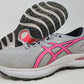 Tênis de corrida feminino Asics Gel Nimbus 22, cinza Piemonte/rosa choque, tamanho 10 B(M) EUA
