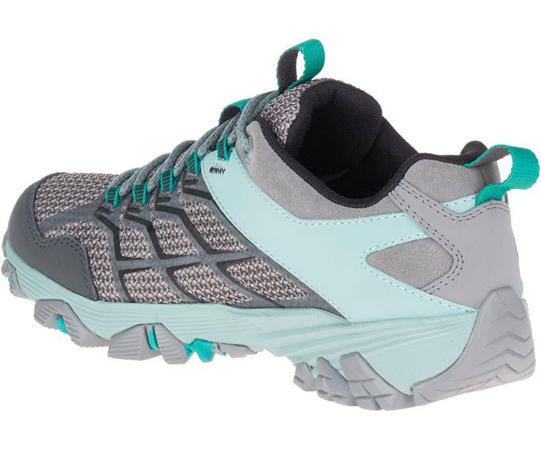 Tênis de caminhada Merrell Moab FST 2 feminino à prova d'água Frost/Aquifer
