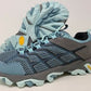 Tênis de caminhada Merrell Moab FST 2 feminino à prova d'água Frost/Aquifer