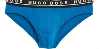 Pacote com 3 cuecas masculinas Boss Hugo, pretas, tamanho M
