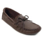 Tênis de direção masculino Minnetonka Moosehide marrom tamanho 12 M