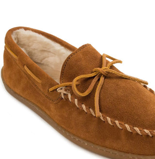 Mocassim de camurça masculino Minnetonka marrom tamanho 11 M