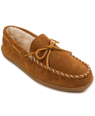 Mocassim de camurça masculino Minnetonka marrom tamanho 11 M