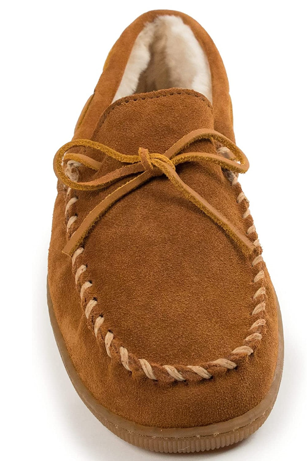 Mocassim de camurça feminino Minnetonka marrom tamanho 12 M