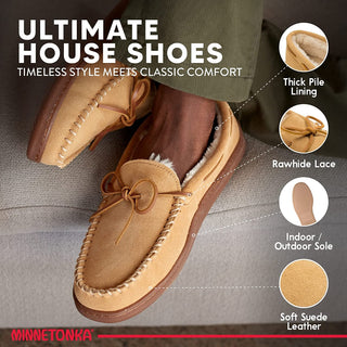 Mocassim de camurça feminino Minnetonka marrom tamanho 12 M