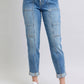Judy Blue - High Rise Cuffed Cargo Denim Jogger