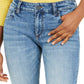 Calça jeans feminina KUT from the Kloth Catherine Raw Hem Boyfriend, azul, tamanho 16