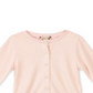 Cardigan de botões perolados Speechless Big Girl's rosa tamanho 12-14