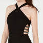 Vestido curto sem mangas feminino Speechless, preto, tamanho 0