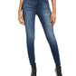 Calça jeans skinny feminina Kut from the Kloth Mia cintura alta, azul, tamanho 16