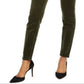 Calça casual feminina KUT from the Kloth Diana Skinny Corduroy, verde, tamanho 16
