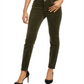 Calça casual feminina KUT from the Kloth Diana Skinny Corduroy, verde, tamanho 16