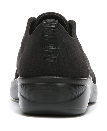 Tênis feminino lavável Bzees Poetic, preto, tamanho 9,5 m